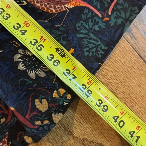 ANTHROPOLOGIE Eva Franco larksong Corduroy Birds Sequin Dress Size 8 - Picture 13 of 13